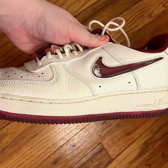 Nike Womens Nike Air Force 1 Low 'Valentines Day 2024' FZ5068-161 Size 9 - Picture 12 of 16